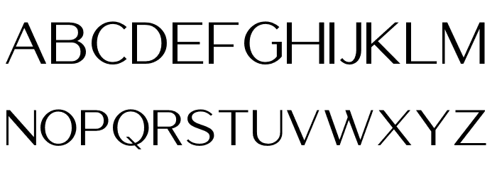 Luxerie Font LOWERCASE