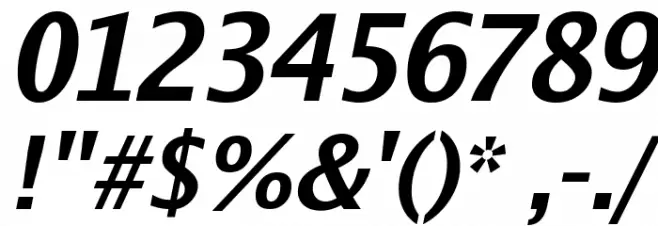 Luxi Sans Bold Oblique Font OTHER CHARS