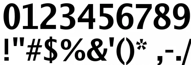 Luxi Sans Bold Font OTHER CHARS