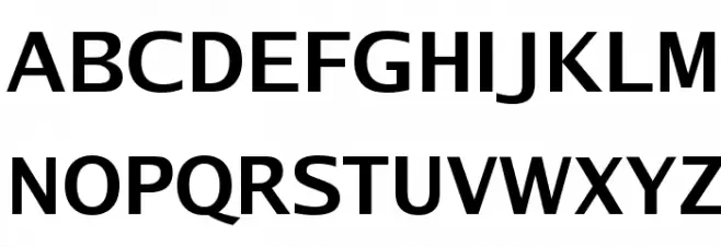 Luxi Sans Bold Font Litere mari