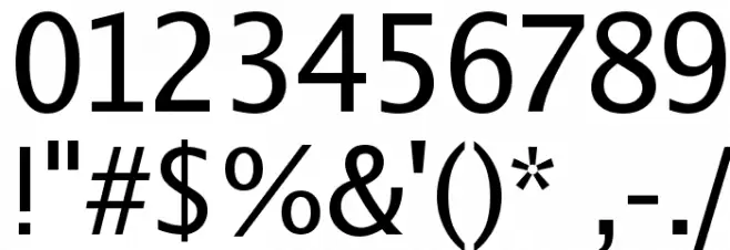 Luxi Sans Regular Font OTHER CHARS