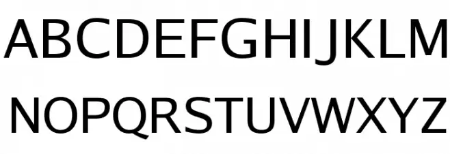 Luxi Sans Regular Font Litere mari