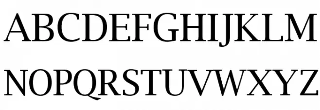 Luxi Serif Regular Polices MAJUSCULES