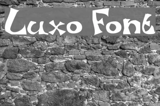Luxo Font examples