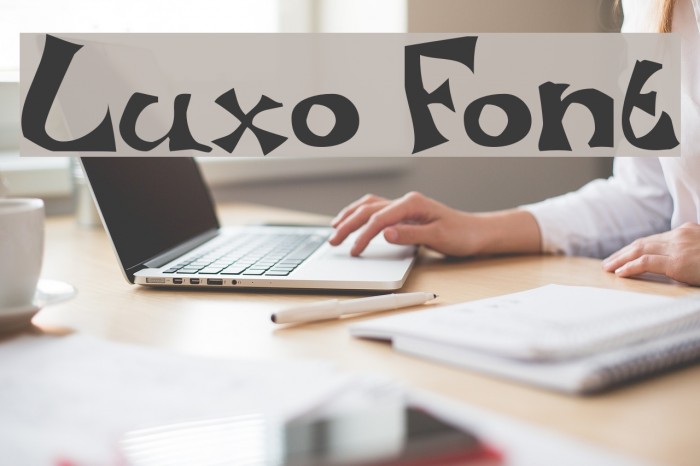 Luxo Font examples