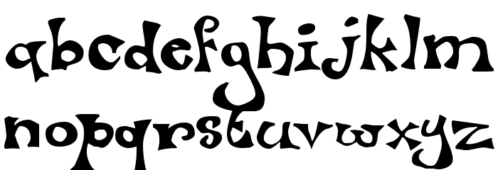 Luxo Font LOWERCASE