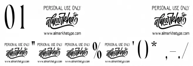 Luxoorea Font OTHER CHARS