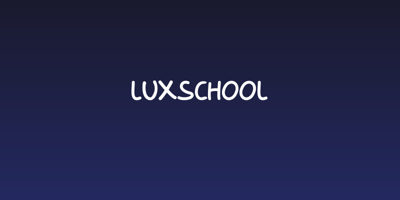 Luxschool Social Header