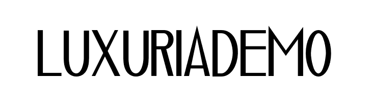 Luxuria Demo  Fuentes Gratis Descargar