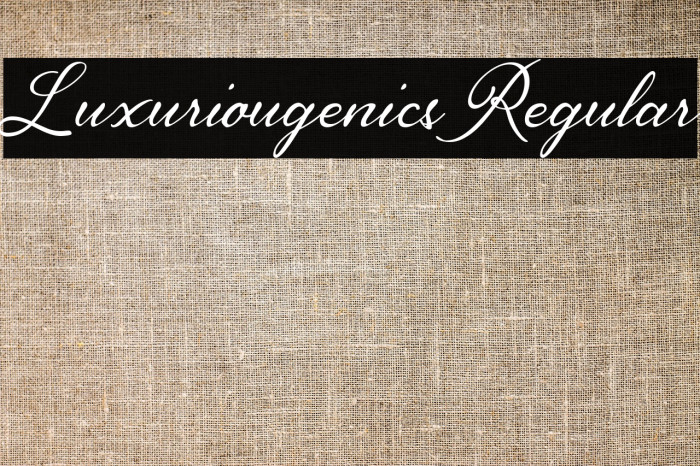 Luxuriougenics Regular Example 1
