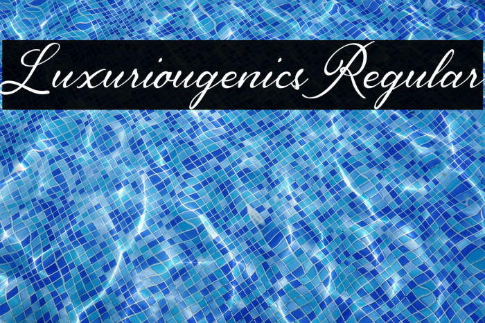 Luxuriougenics Regular Example 3