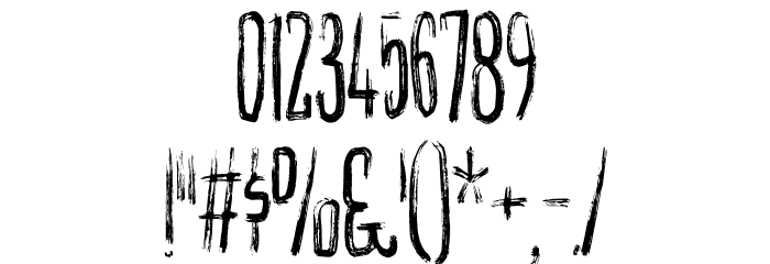 Luxurious DEMO Regular Font OTHER CHARS