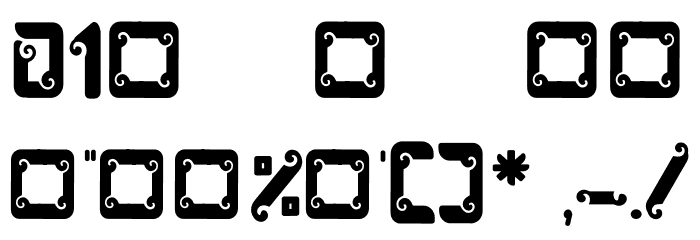Luxurist Vintage Font OTHER CHARS