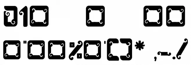 Luxurist Vintage Font OTHER CHARS