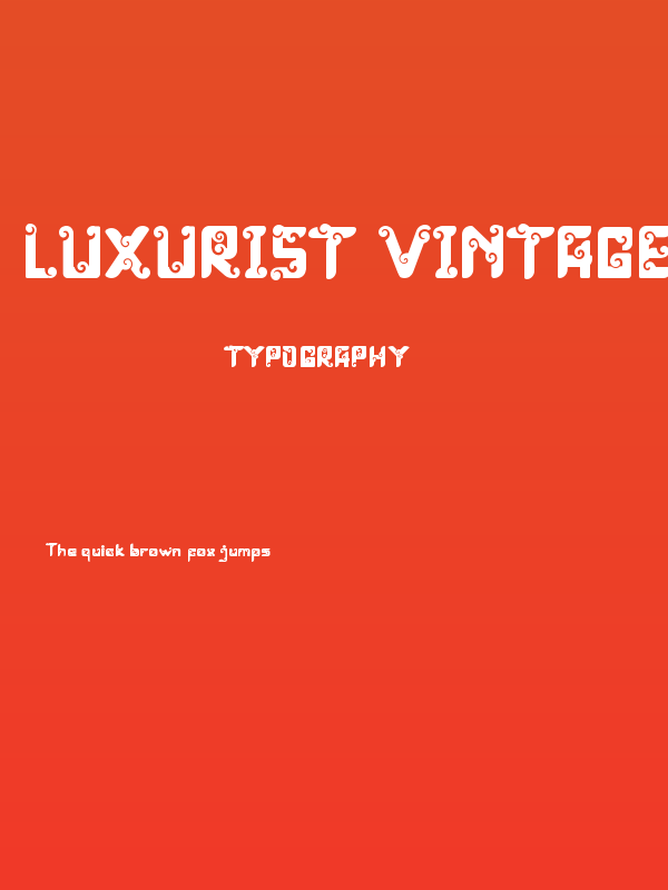 Luxurist Vintage Poster