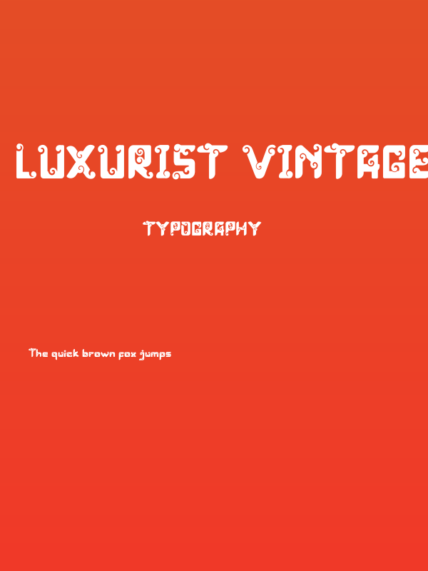 Luxurist Vintage Poster