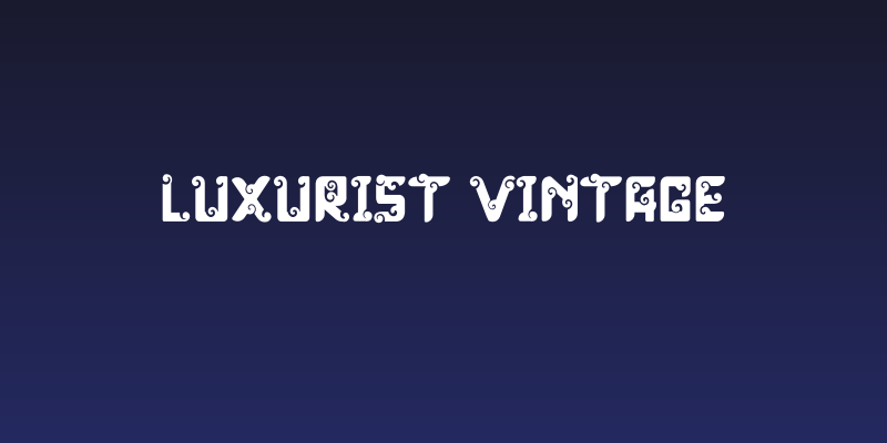 Luxurist Vintage Social Header