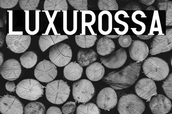 Luxurossa Font examples