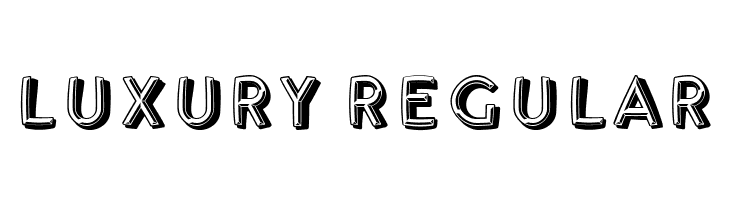 Luxury Regular  Free Fonts Download