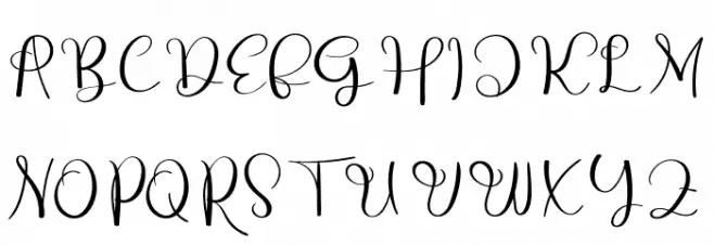 Luxury Signature Шрифта ВЕРХНИЙ