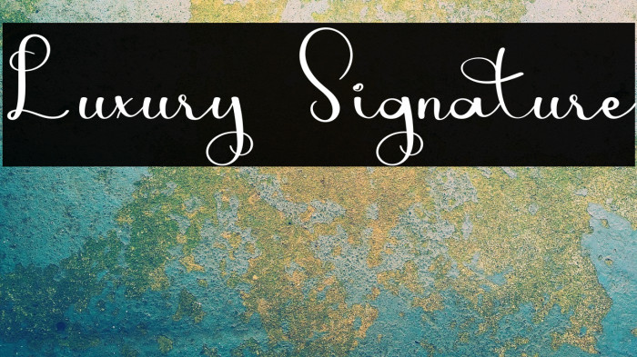 Luxury Signature Example 2