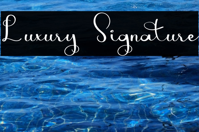 Luxury Signature Example 3