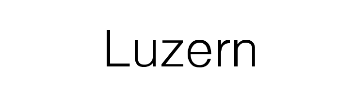 Luzern Font