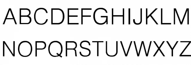 Luzern フォント 大文字