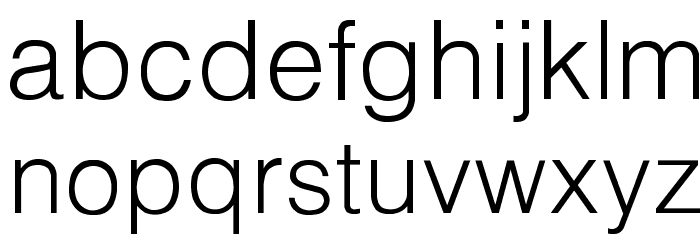 Luzern Font LOWERCASE