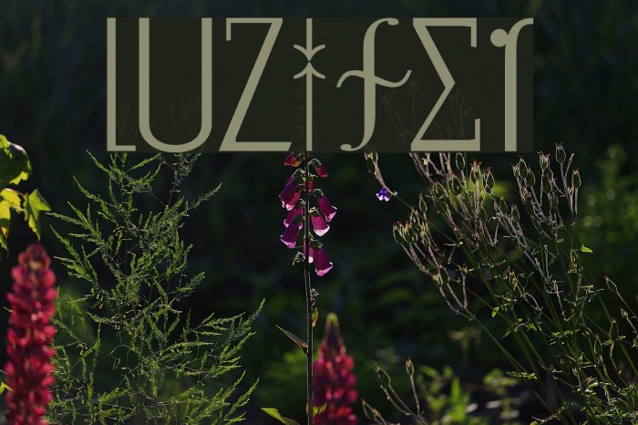 LuziFer Font examples