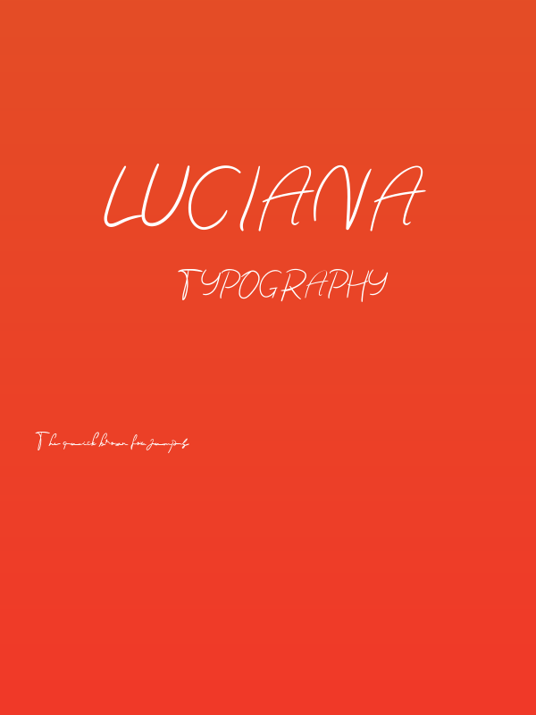 luciana Poster