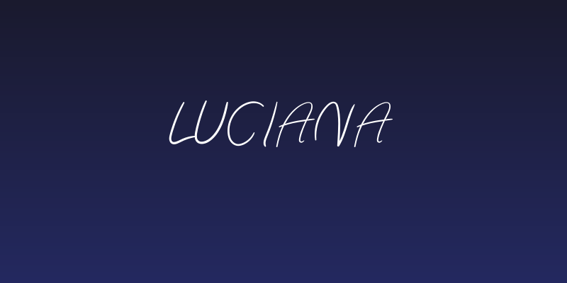 luciana Social Header