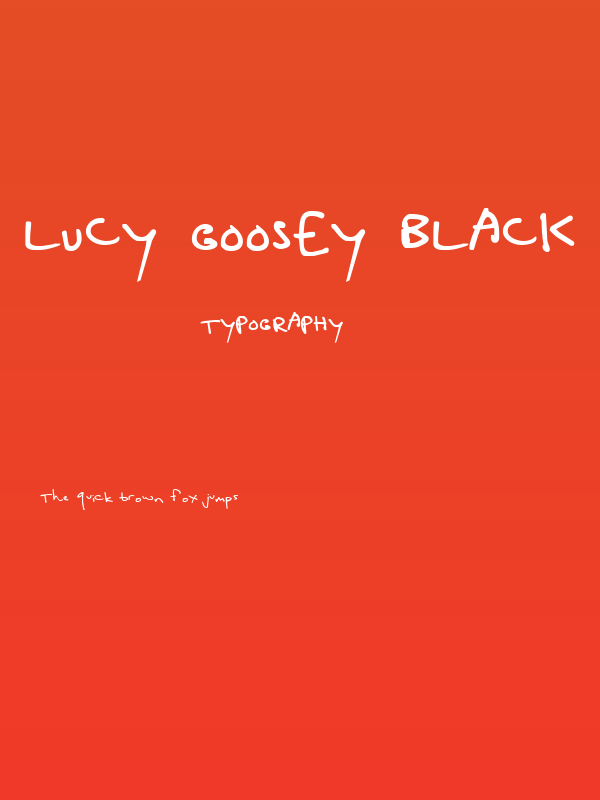 lucy goosey black Poster