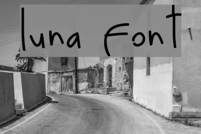 luna Font examples