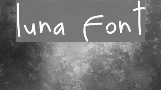 luna Font examples