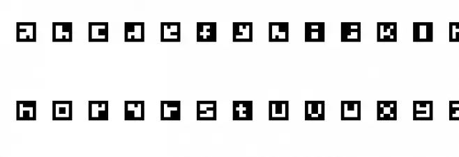 luqman Regular 字体 小写