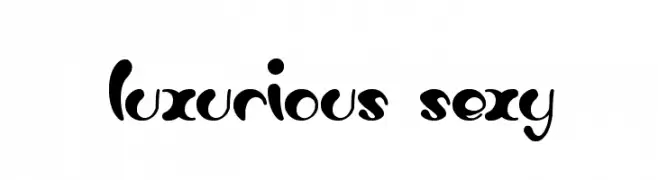 luxurious sexy  baixar fontes gratis