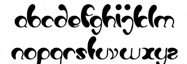 luxurious sexy Caratteri MINUSCOLO