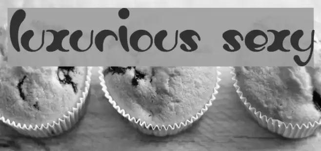 luxurious sexy Font examples