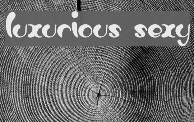 luxurious sexy Font examples