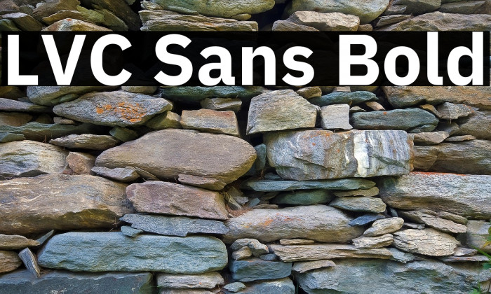 LVC Sans Bold Example 3