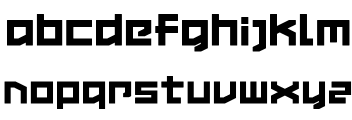 LVDC Common2 Font LOWERCASE