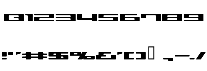 LVDC Disco02 Font OTHER CHARS