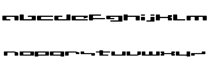 LVDC Disco02 Font LOWERCASE