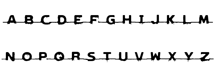 LVDC GNCD RMX2 Font LOWERCASE