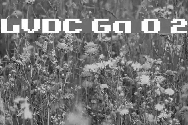 LVDC Game Over 2 Schriftart examples