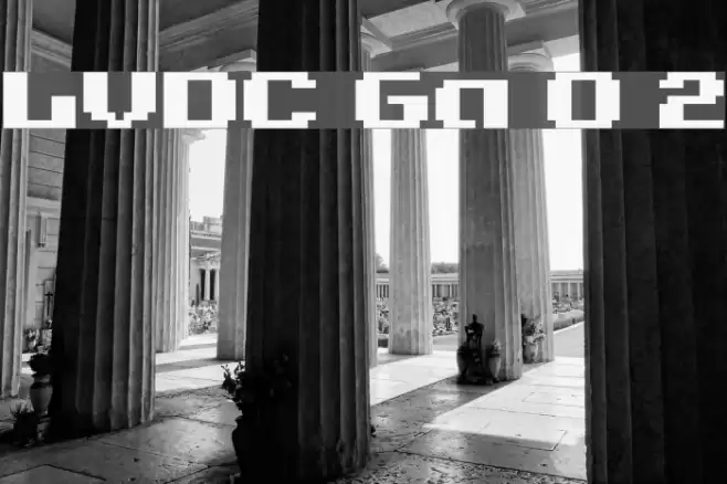 LVDC Game Over 2 Schriftart examples