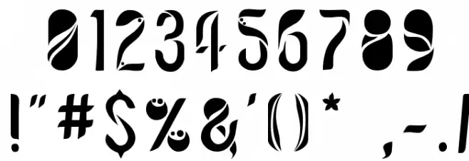 LVDC Romantic9 Font OTHER CHARS