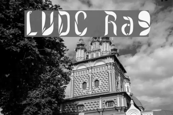 LVDC Romantic9 Font examples