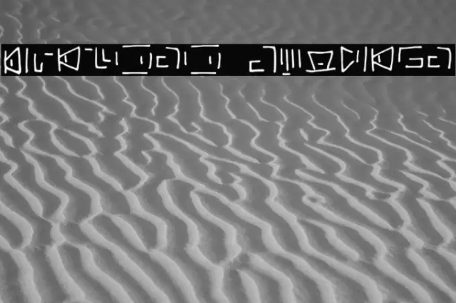 Lvlcnrn Regular Font examples